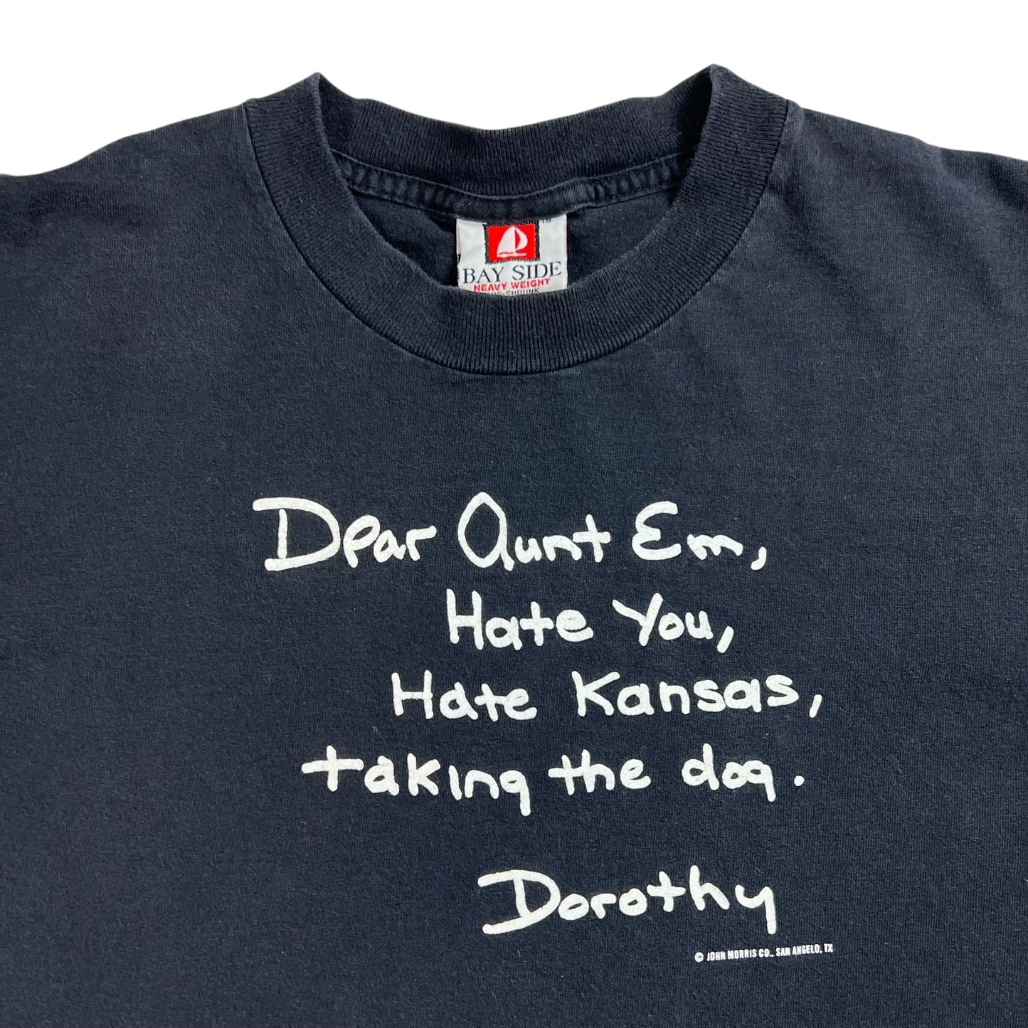 Vintage 90s Wizard of Oz Dorothy Dear Aunt Em tee (L)
