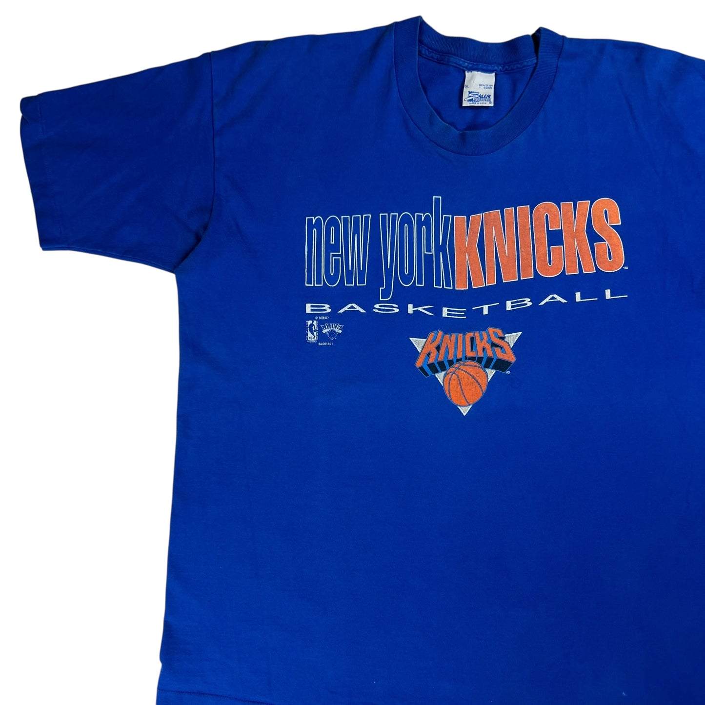 Vintage 90s Salem Sportswear New York Knicks Basketball tee (XL)