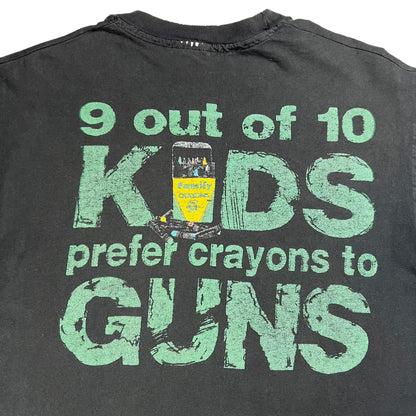 Vintage 1992 Pearl Jam Choices Crayons Gun faded band tee (XL)