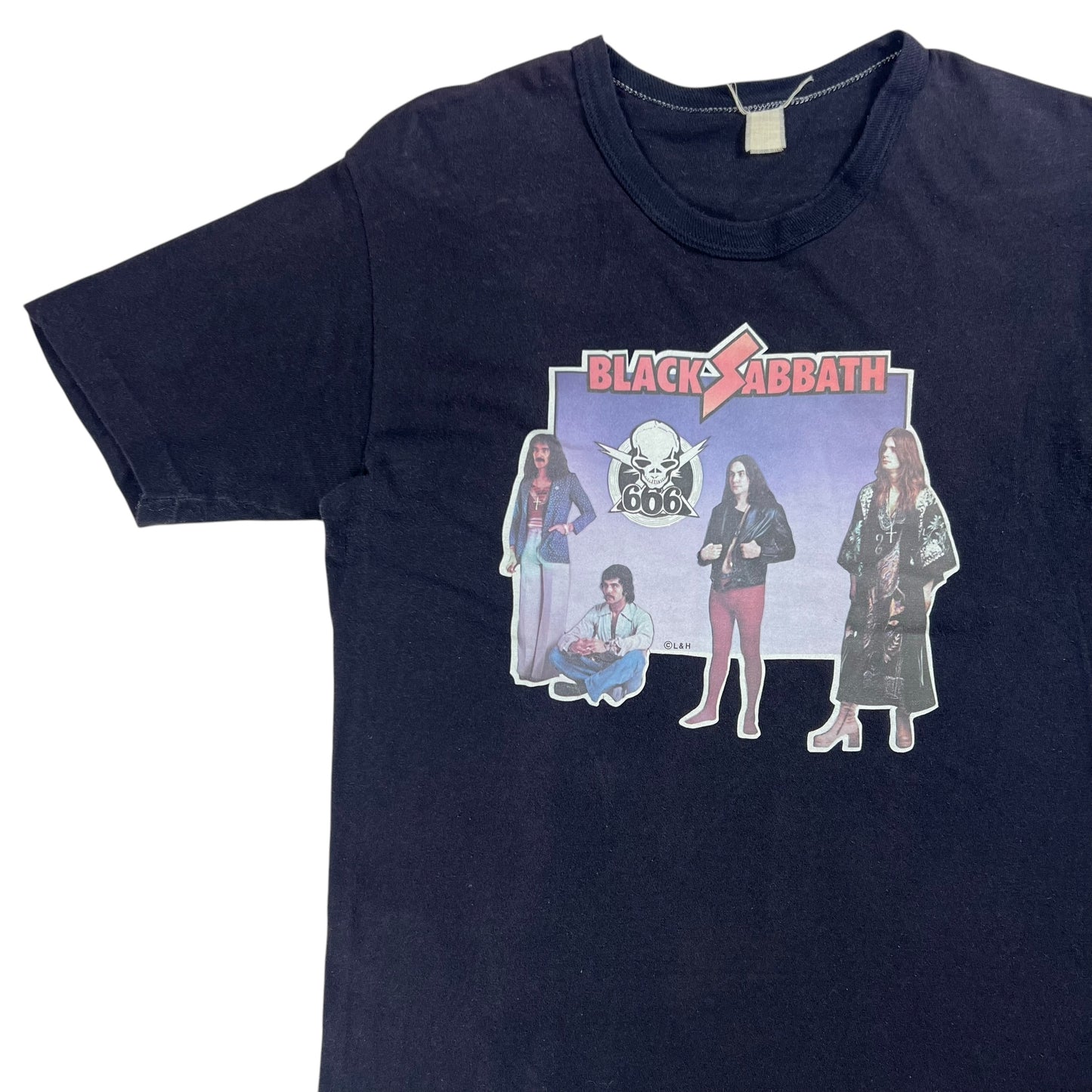 Vintage 1970s Black Sabbath 666 Ozzy Osbourne band tee (M)