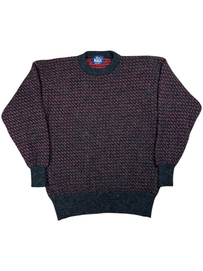 Vintage 80s Woolrich red & black wool sweater (M/L)