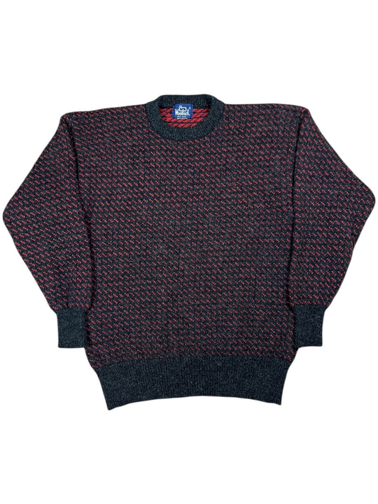 Vintage 80s Woolrich red & black wool sweater (M/L)