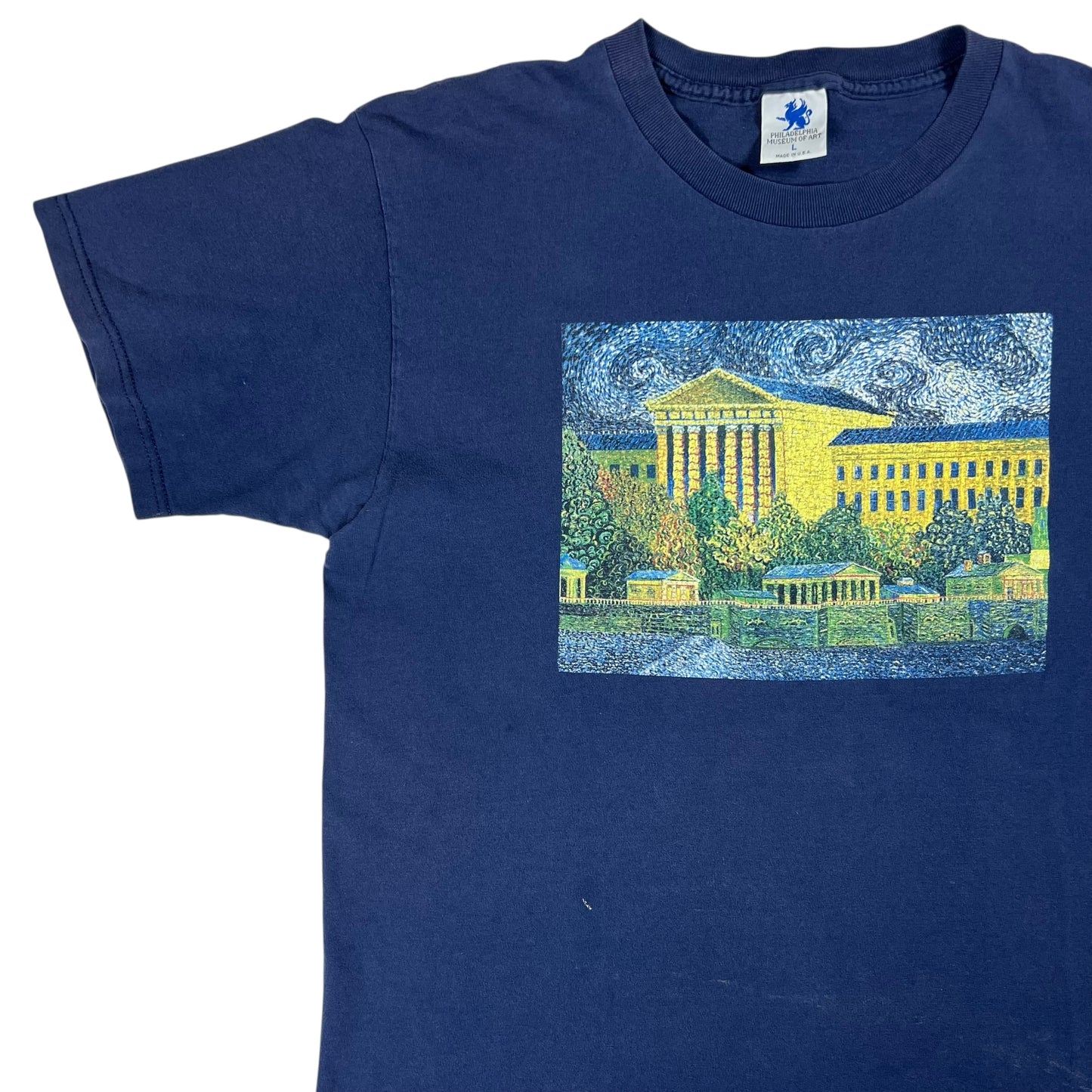 Vintage 90s Philadelphia Museum of Art Vincent Van Gogh faded tee (L)