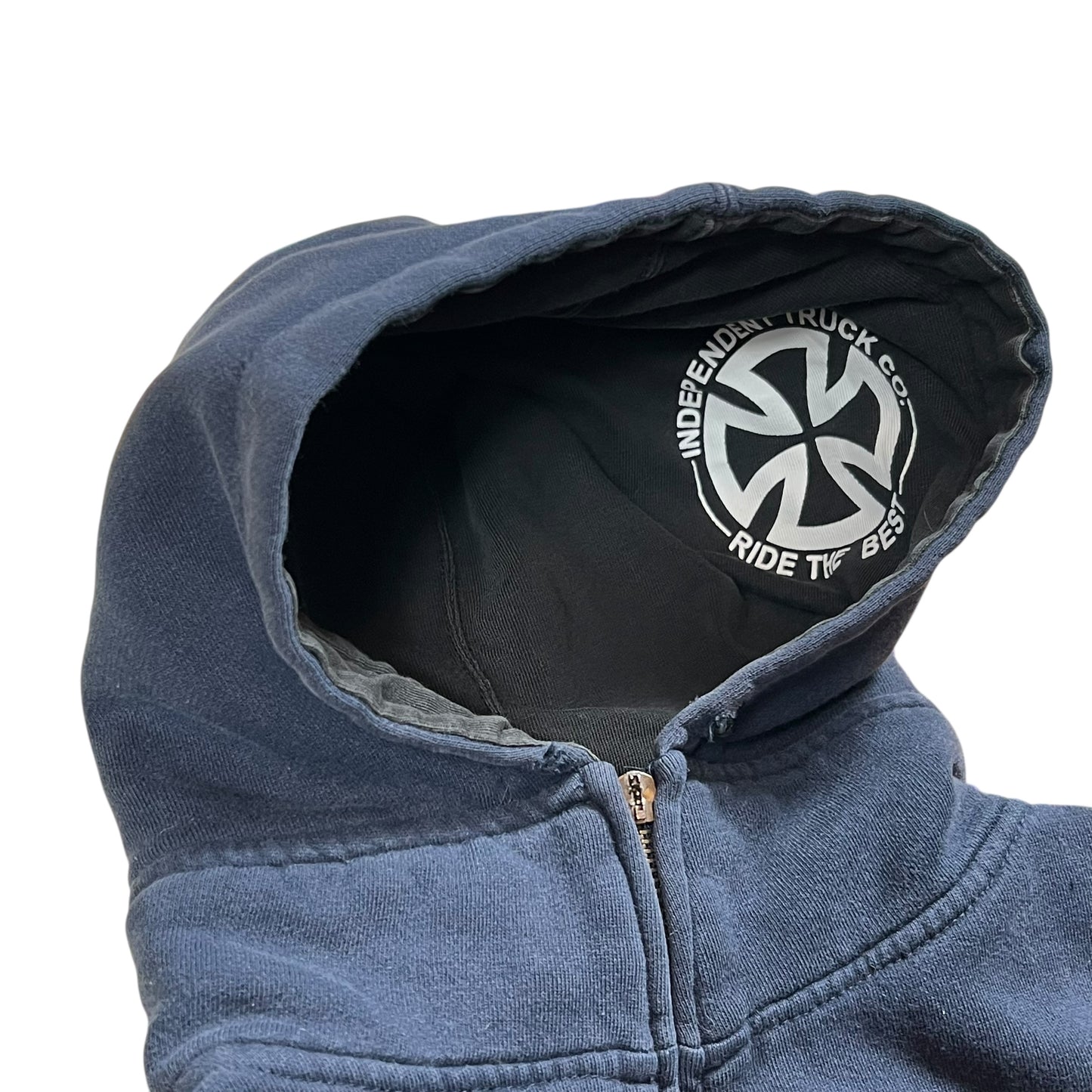 Vintage Y2K Independent Truck Company faded skate hoodie (L)