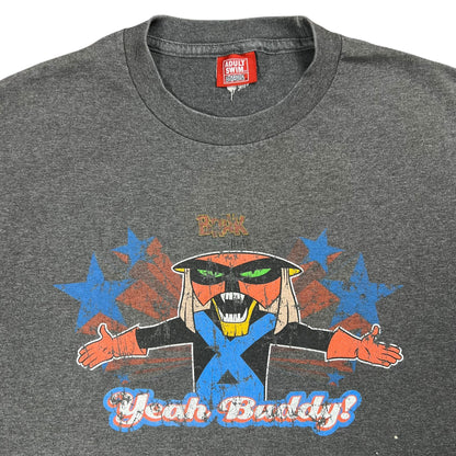 Vintage 2003 Cartoon Network The Brak Show Yeah Buddy! Adult swim faded tee (L/XL)
