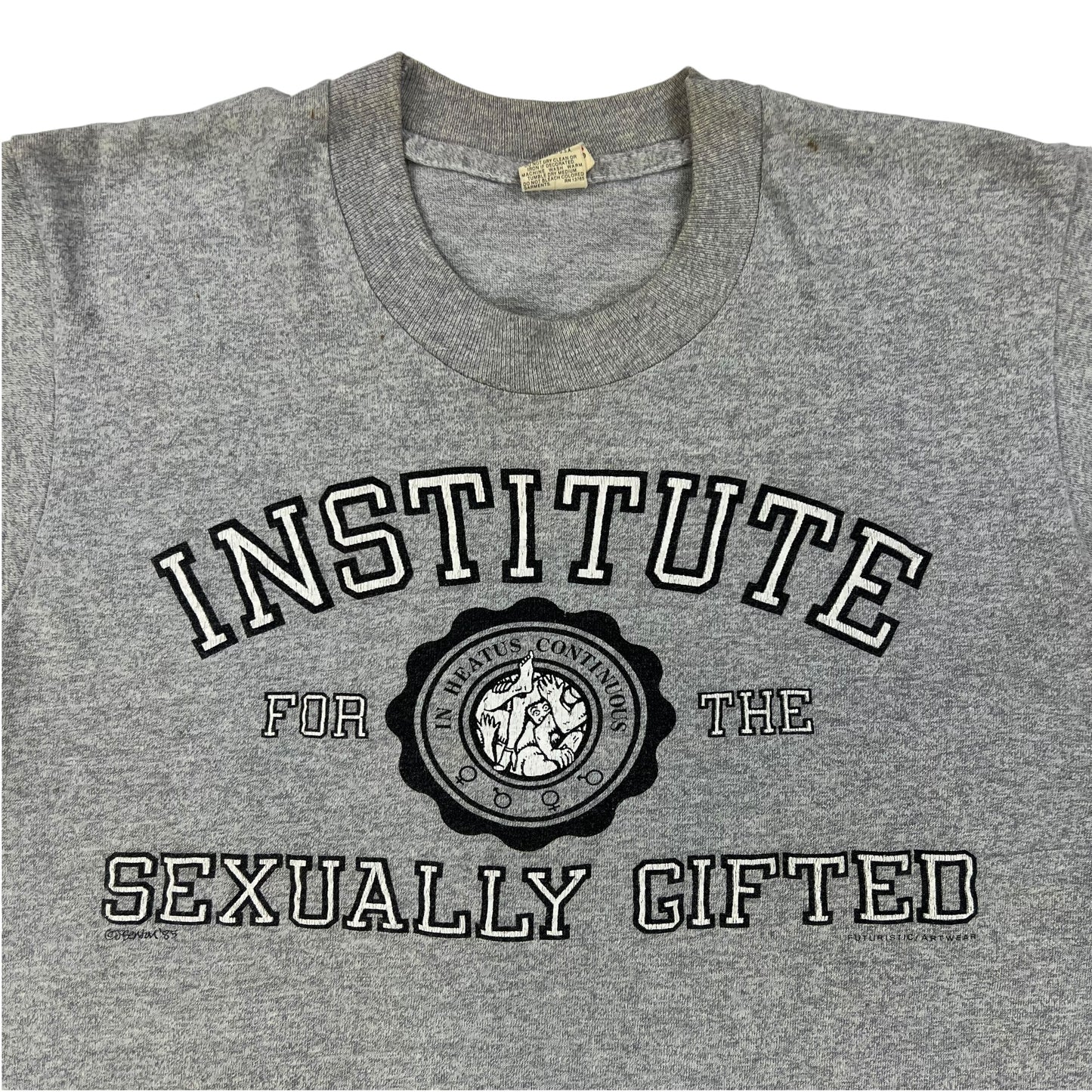 Vintage 1985 Institute for the Sexually Gifted tee (S)