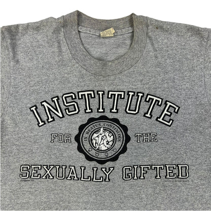 Vintage 1985 Institute for the Sexually Gifted tee (S)