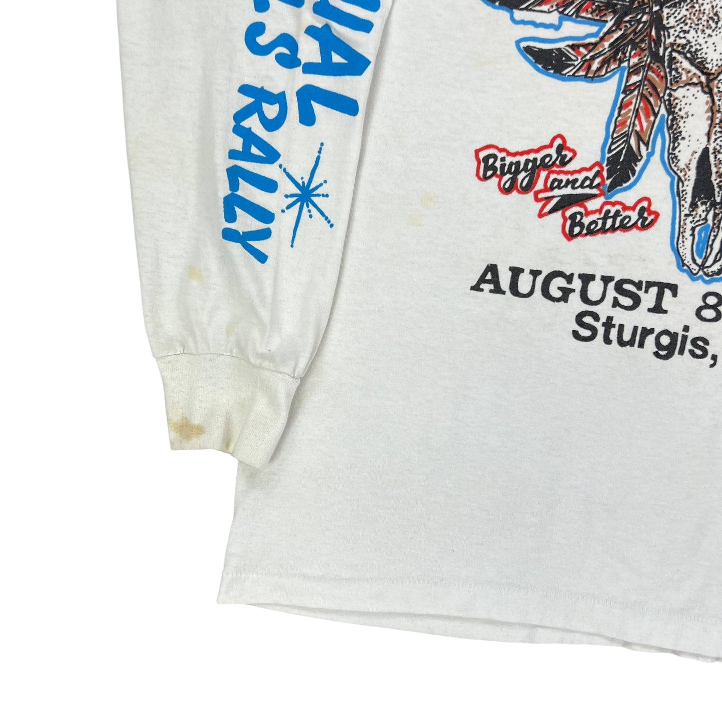 Vintage 1994 Sturgis Biker Rally long sleeve print shirt (L)