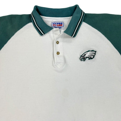 Vintage 90s Starter ProLine Philadelphia Eagles polo shirt (XL)