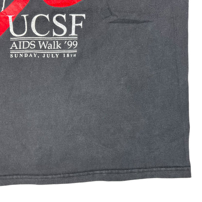 Vintage 1999 UCSF AIDS Walk tee (L)