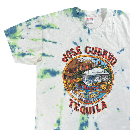 Vintage 90s Jose Cuervo Tequila tie dye tee (L)
