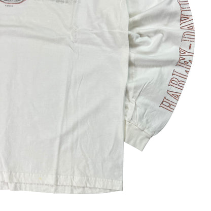 2010 Harley Davidson Motorcycles Hog’s Blood long sleeve print shirt (L)