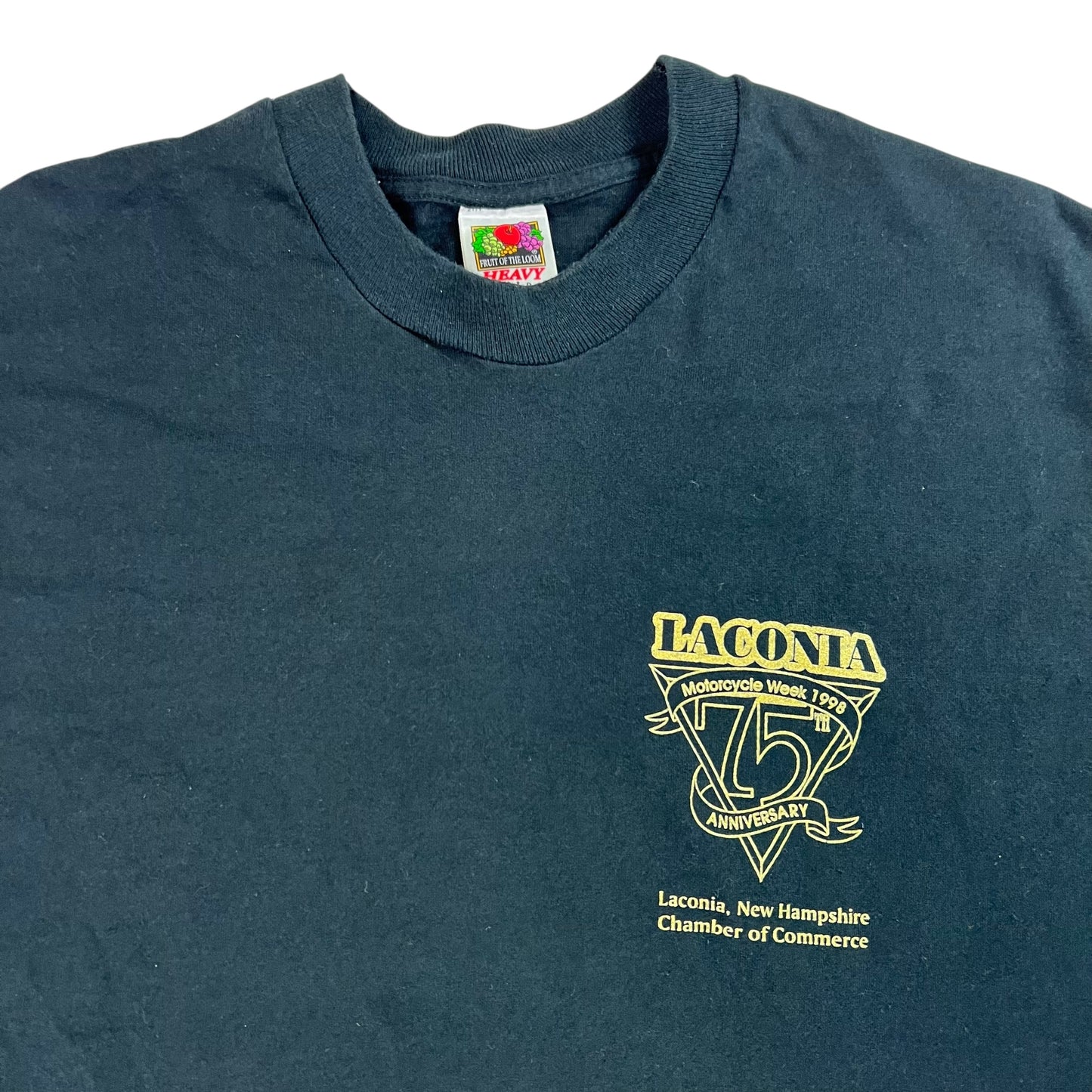 Vintage 1998 Laconia Motorcycle Weekend biker tee (XL)