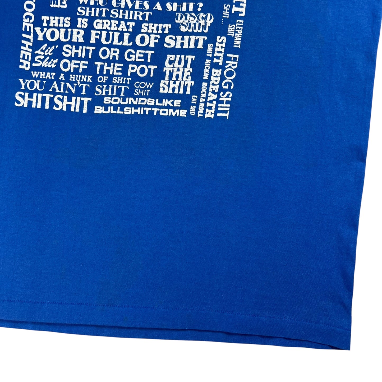 Vintage 80s everything’s shit raunchy tee (M)
