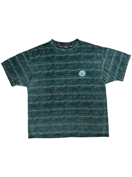 Vintage 90s Rusty Surf wear all over print tee (L)