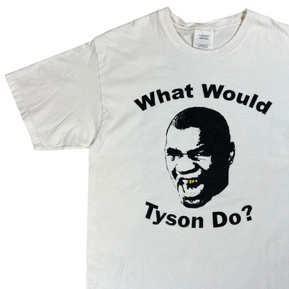 Vintage Y2K Mike Tyson “What Would Tyson Do?” Tee (M)