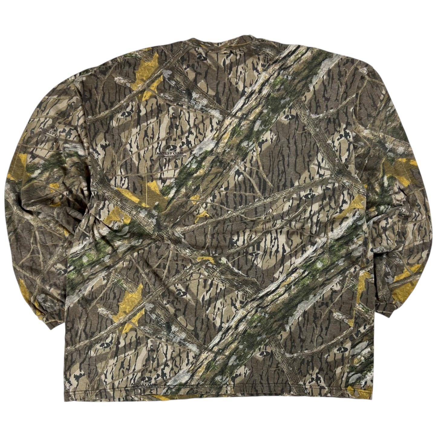 Vintage 90s Mossy Oak Camouflage long sleeve shirt (XL)