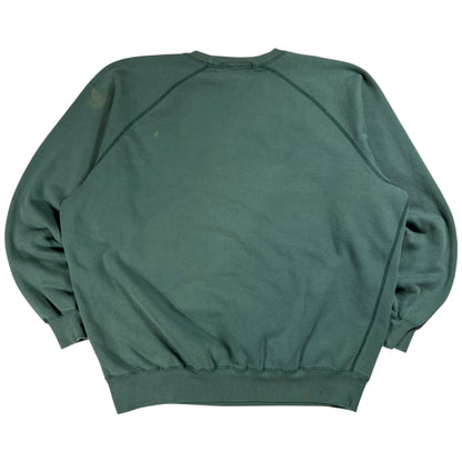 Vintage 90s Polo Ralph Lauren mini horse faded mint green crewneck (L)