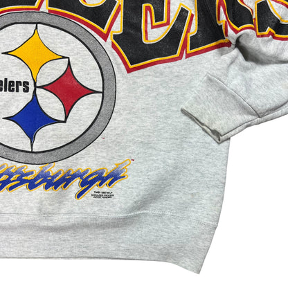 Vintage 1995 Cliff Engle Pittsburgh Steelers spell out crewneck (L)