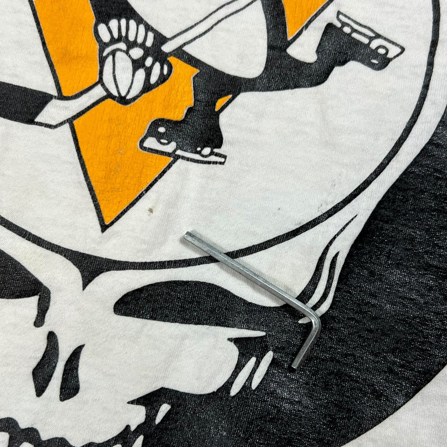 Vintage 1991 Grateful Dead Pittsburgh Penguins Stanley Cup champs Ripple band lot tee (XL)
