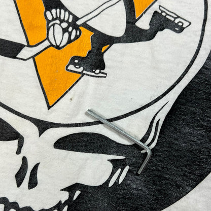 Vintage 1991 Grateful Dead Pittsburgh Penguins Stanley Cup champs Ripple band lot tee (XL)