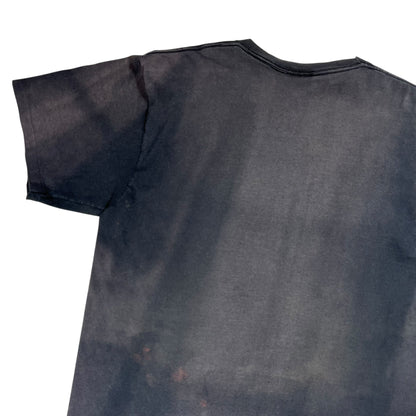 Vintage 90s Insured By Smith & Wesson faded gun tee (L)