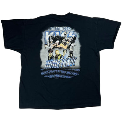 2012 KISS Motley Crue concert band tee (XL)