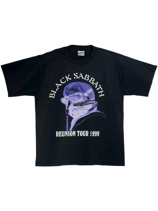 Vintage 1999 Black Sabbath Reunion Tour Ozzy Osbourne faded band tee (L)