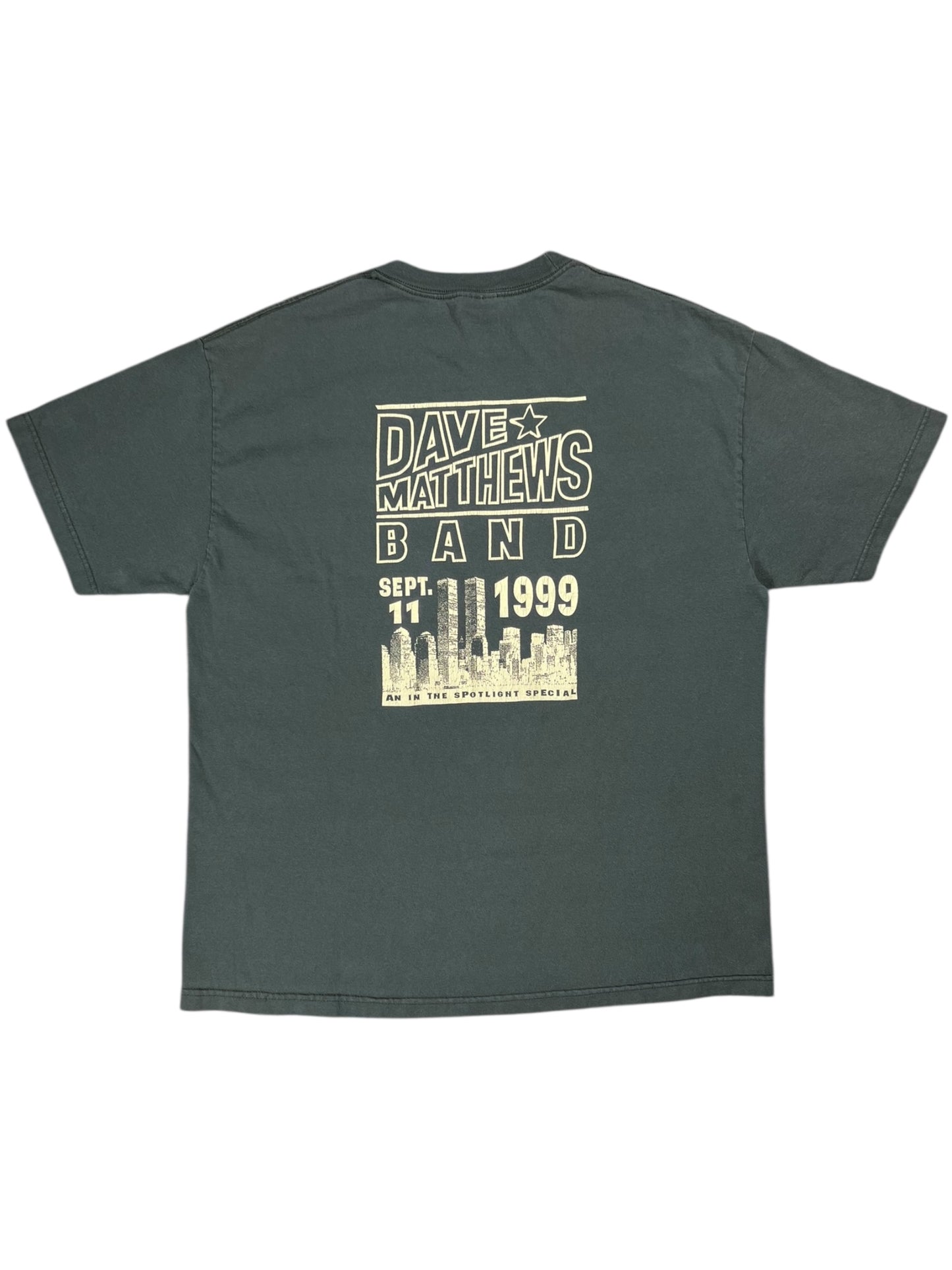 Vintage 1999 Dave Matthews Band NYC 9/11 Twin Towers band tee (XL)