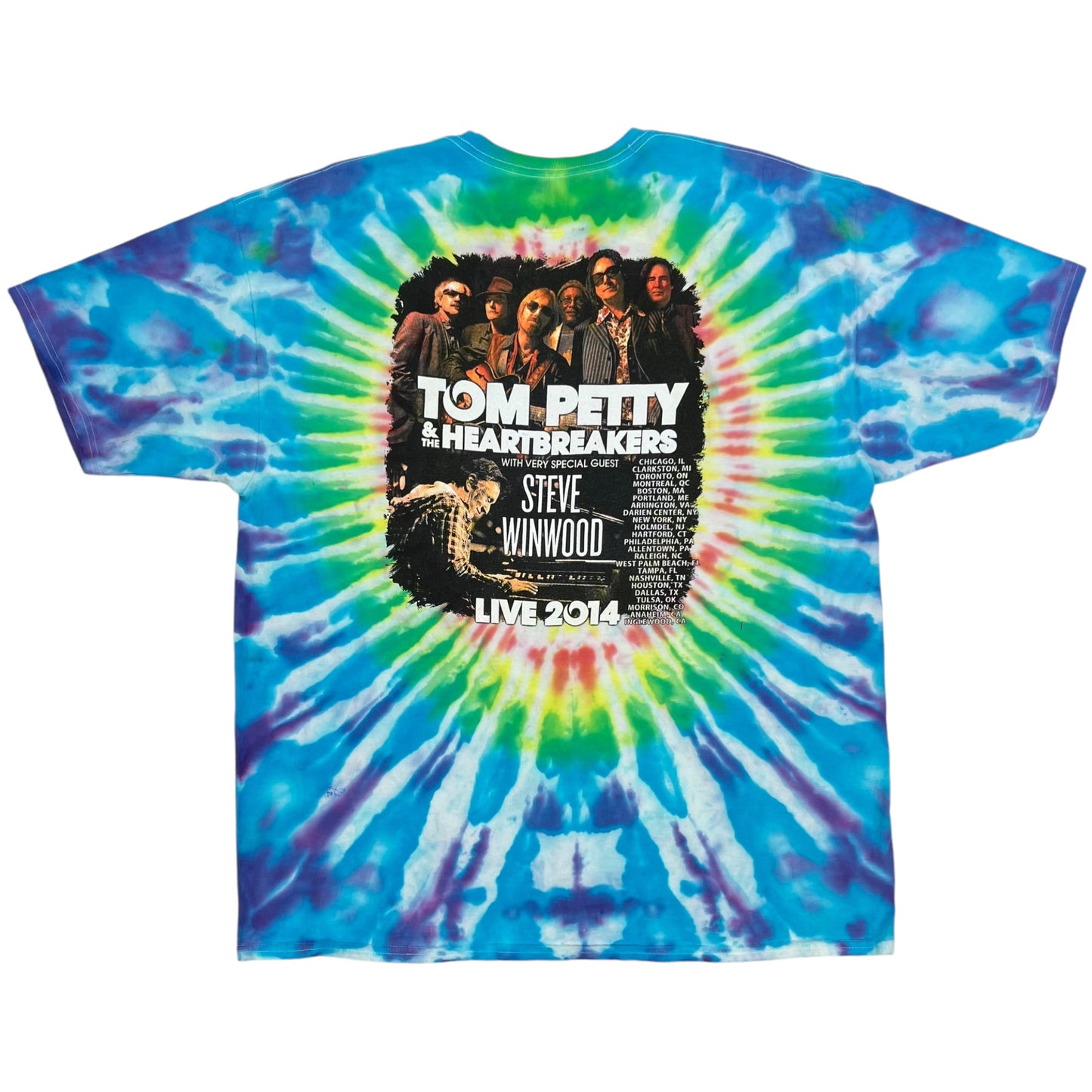 2014 Tom Petty & the Heartbreakers tie dye band tee (XXL)