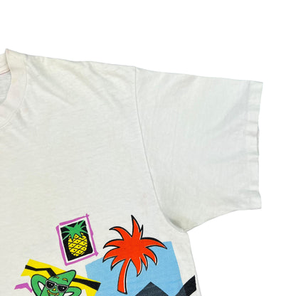 Vintage 1986 Island Gumby wrap around tee (L)