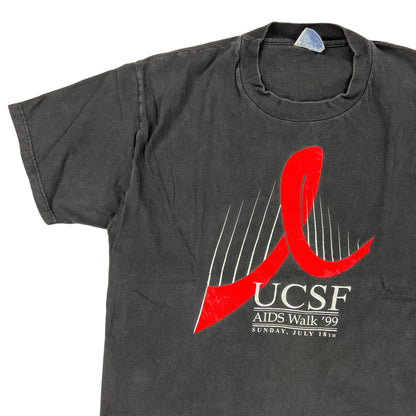 Vintage 1999 UCSF AIDS Walk tee (L)