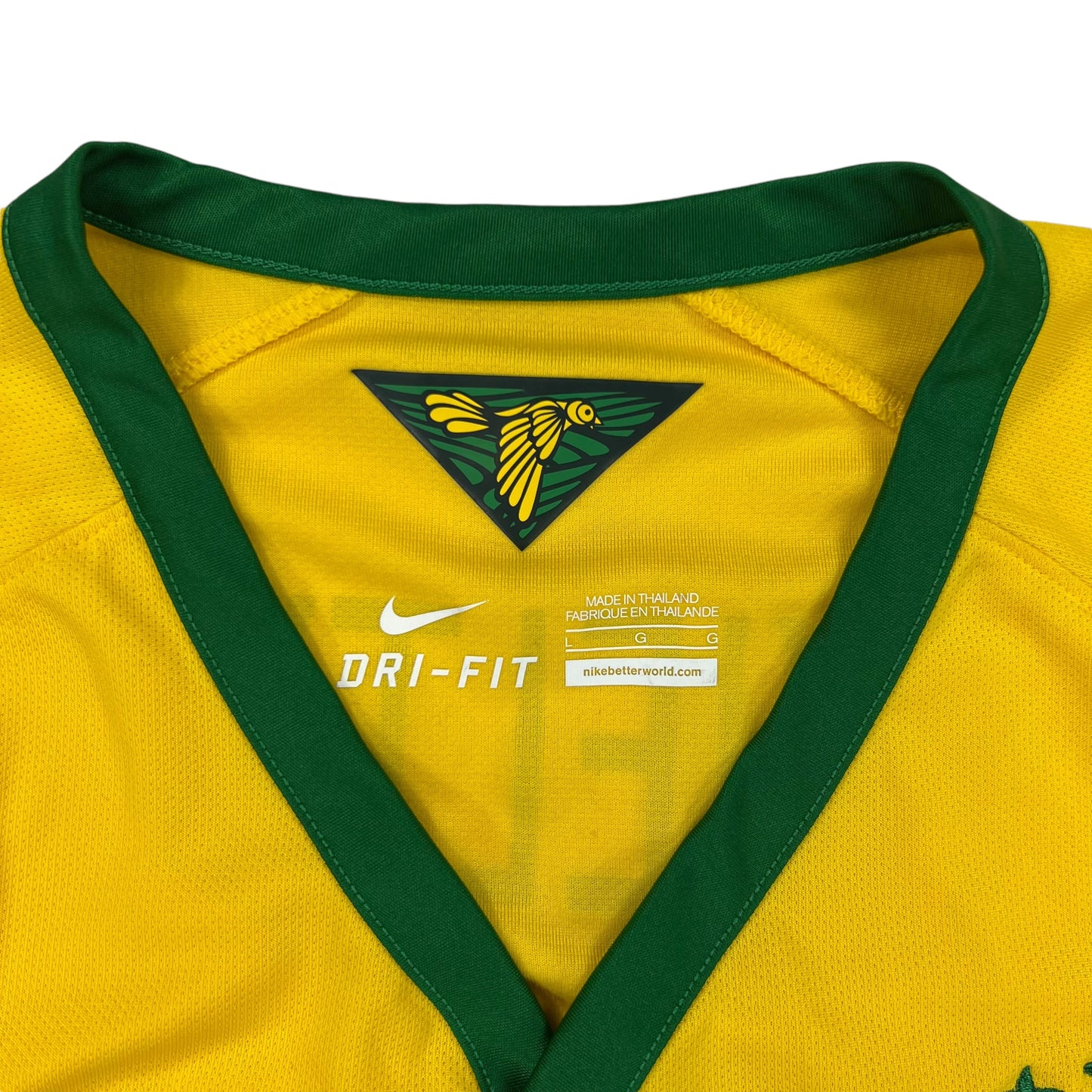 2014 Nike Brazil Kielty World Cup soccer jersey (L)