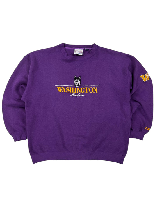 Vintage 90s University of Washington Huskies crewneck (XL)