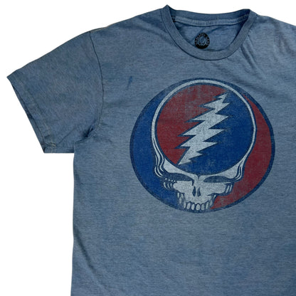 2016 Grateful Dead Steal Your Face over dye band tee (M)