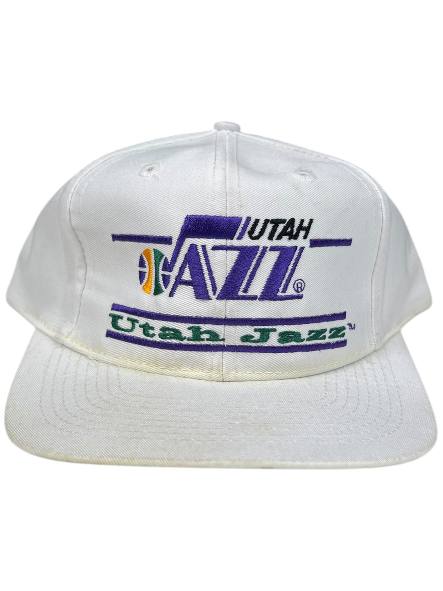 Vintage 90s The Game Utah Jazz Split Bar SnapBack