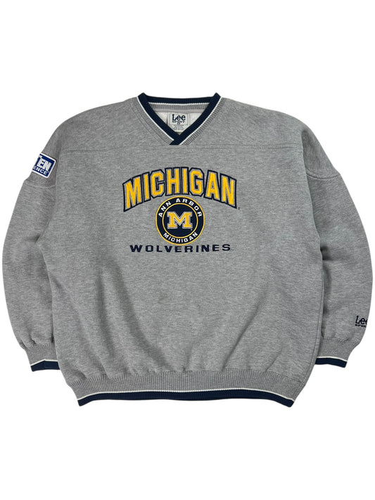 Vintage 90s Lee University of Michigan Wolverines crewneck (XL)