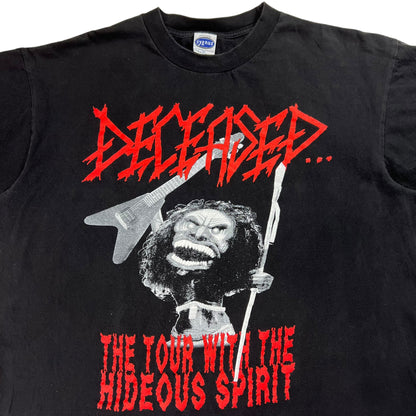 Vintage 90s Deceased The Tour With The Hideous Spirit band tee (XL)