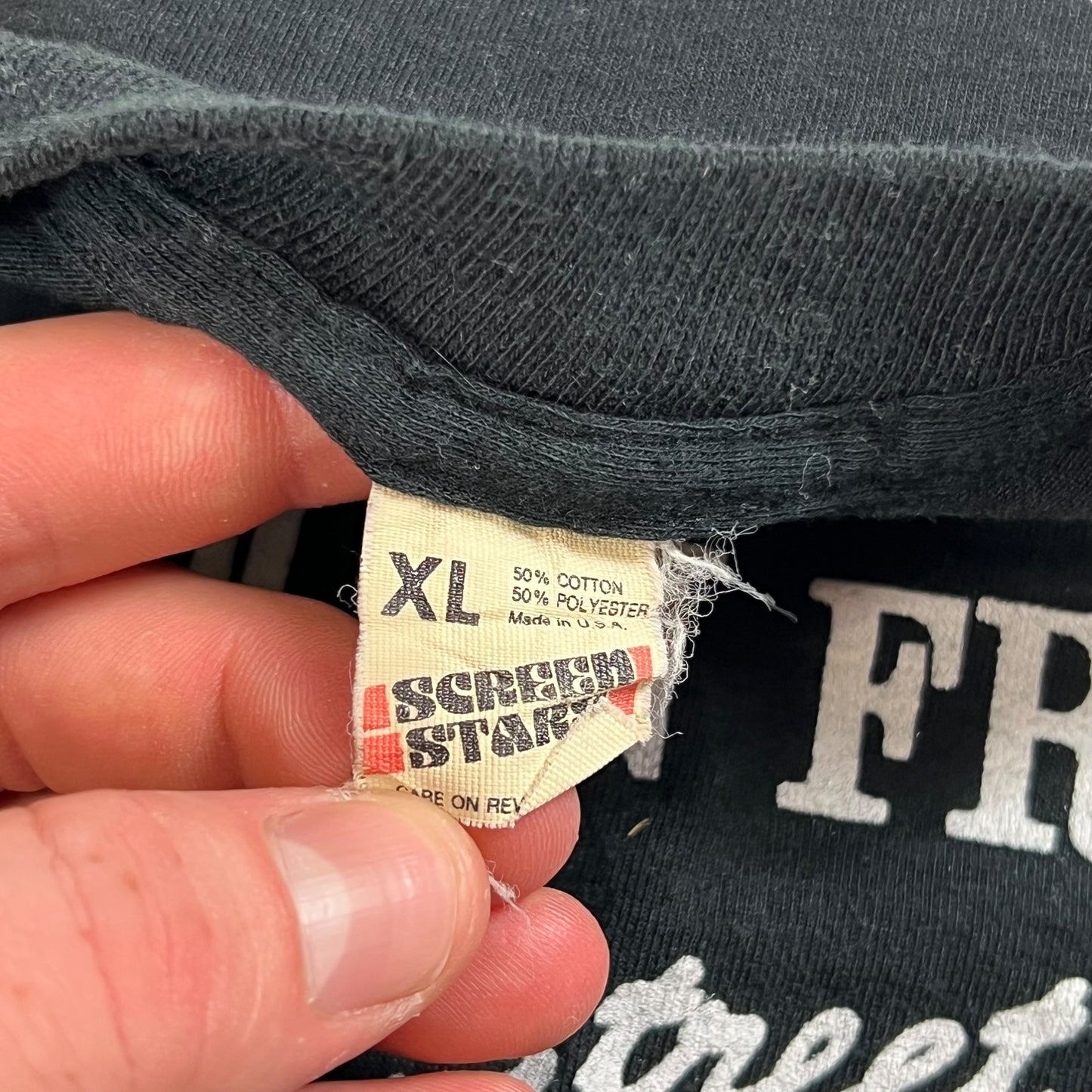 Vintage 80s Stolen from Bourbon Street Whore House tee (L)