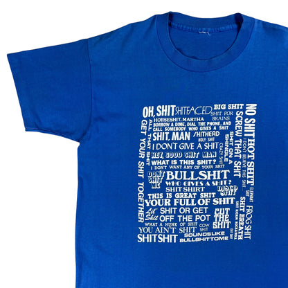 Vintage 80s everything’s shit raunchy tee (M)