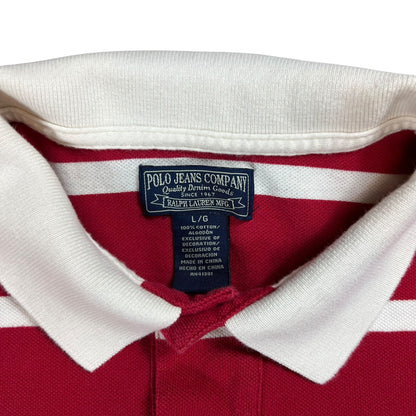Vintage Y2K Polo Ralph Lauren Jeans Co. mini flag polo shirt (L)