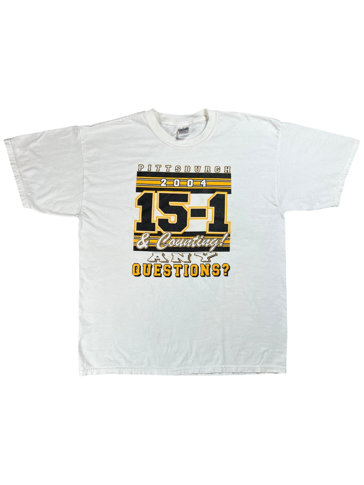 Vintage 2004 Pittsburgh Steelers 15-1 NFL tee (XL)