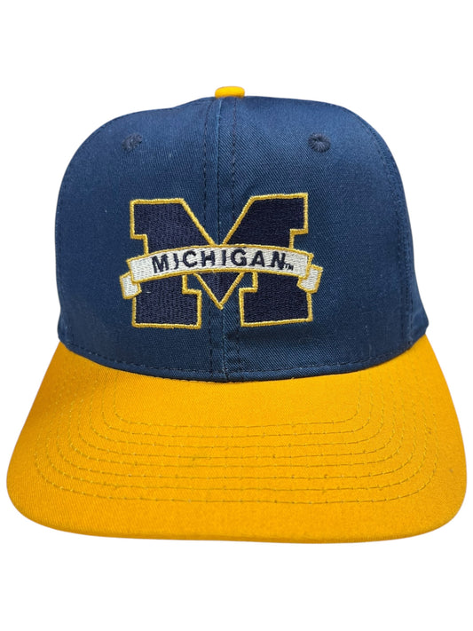 Vintage 90s University of Michigan Wolverines SnapBack