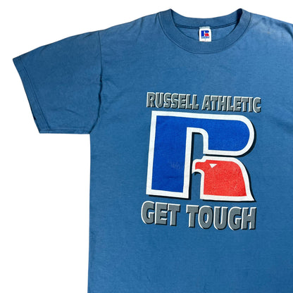 Vintage 90s Russell Athletic Get Tough promo shirt shirt tee (L)
