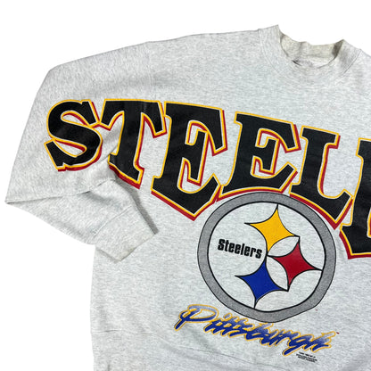 Vintage 1995 Cliff Engle Pittsburgh Steelers spell out crewneck (L)