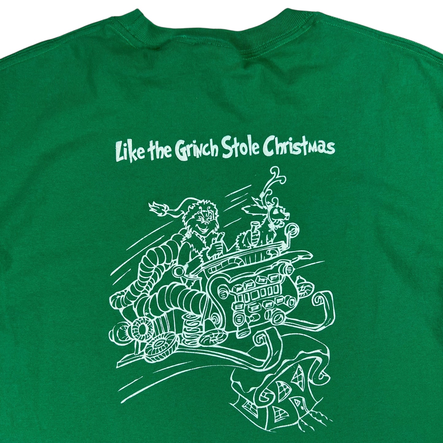 Vintage Y2K Drugs Can Steal Your Life… Like the Grinch Stole Christmas tee (S)