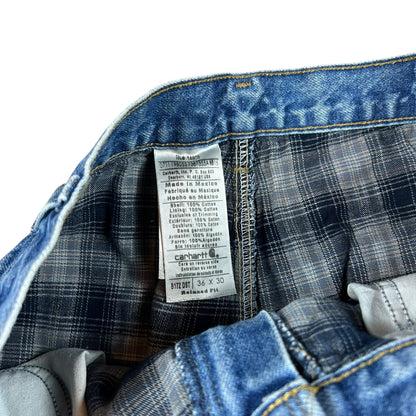 Vintage Y2K Carhartt blanket lined denim jeans (36x30)