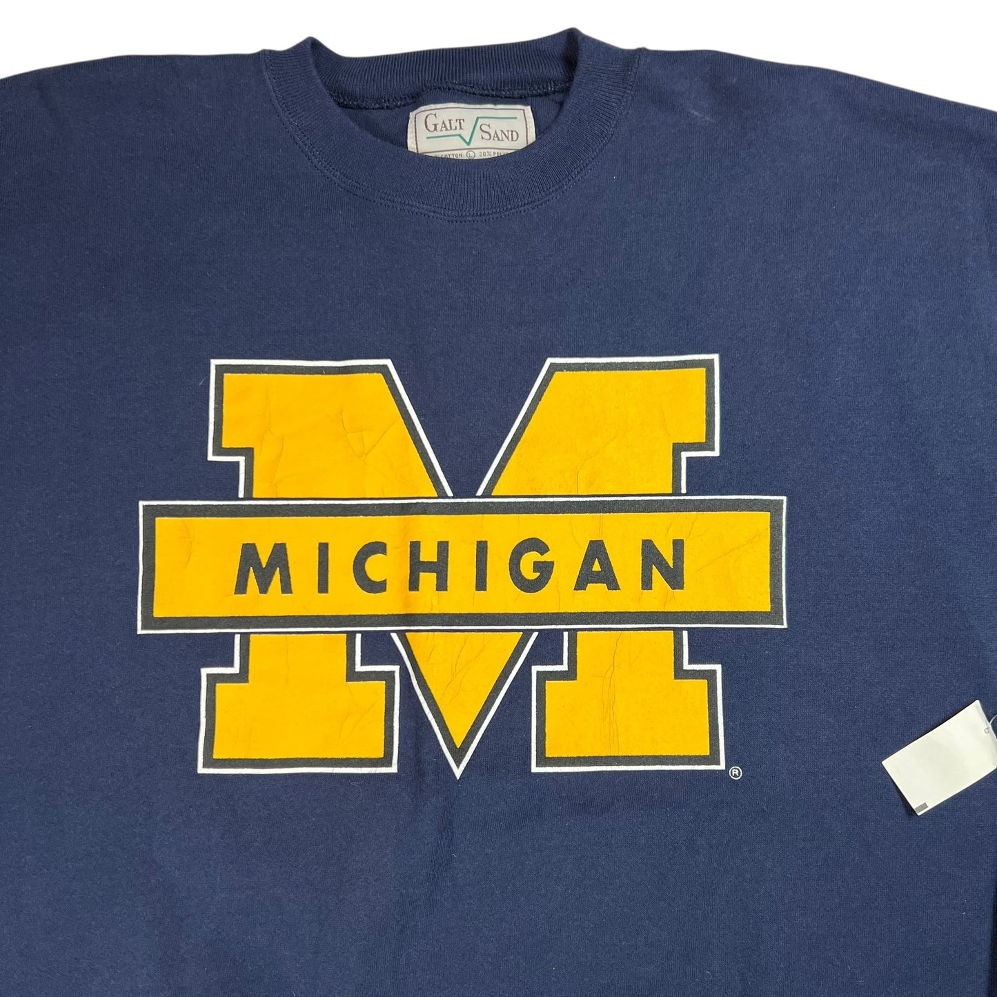 Vintage 90s University of Michigan Wolverines crewneck (L) DS NWT