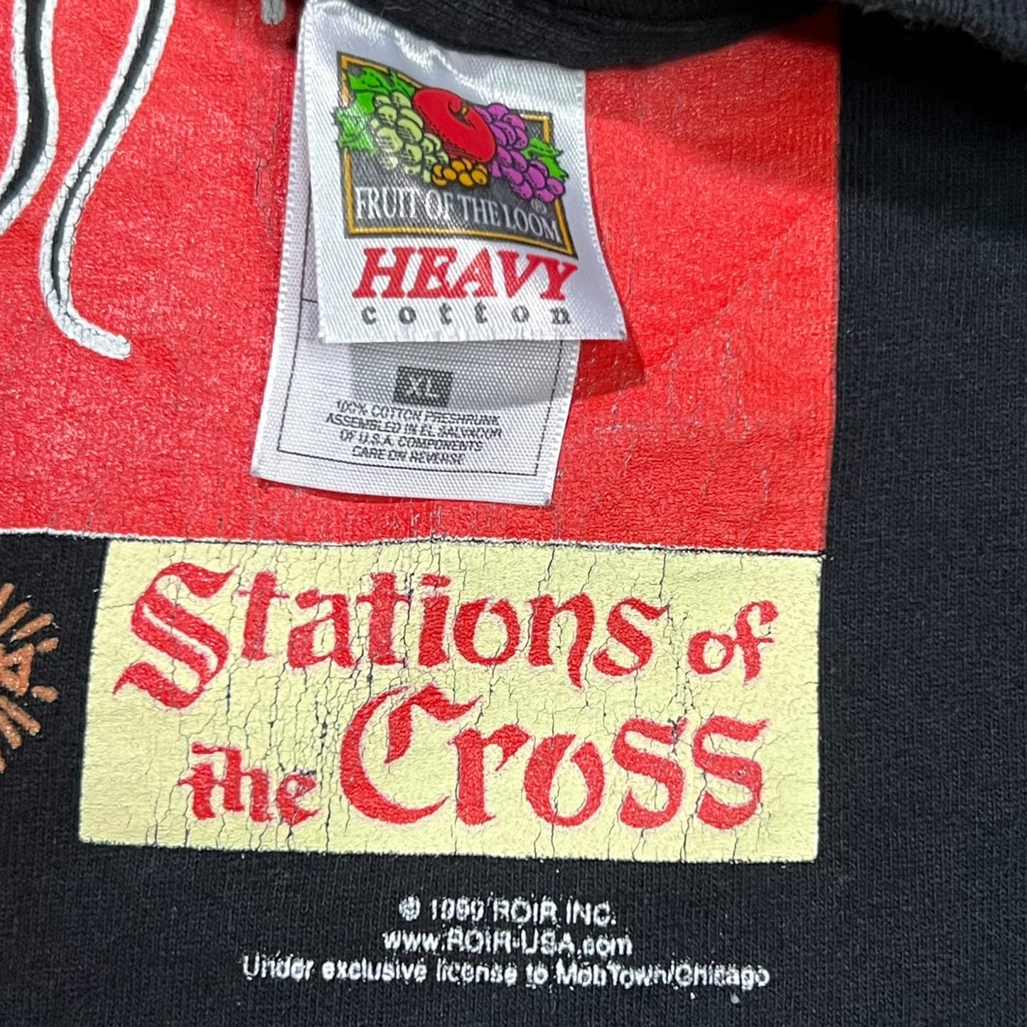 Vintage 1999 Johnny Thunders Stations of the Cross The New York Dolls band Jesus tee (XL)