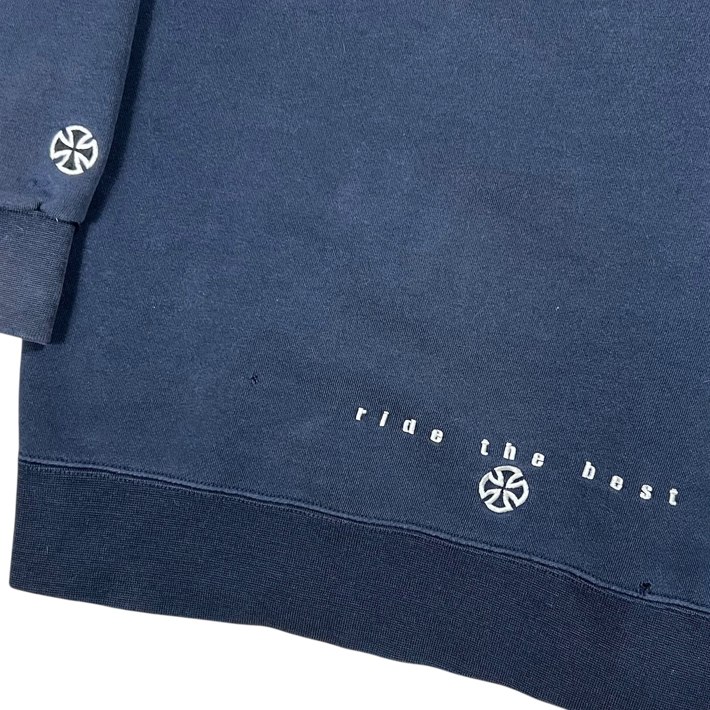 Vintage Y2K Independent Truck Company faded skate hoodie (L)